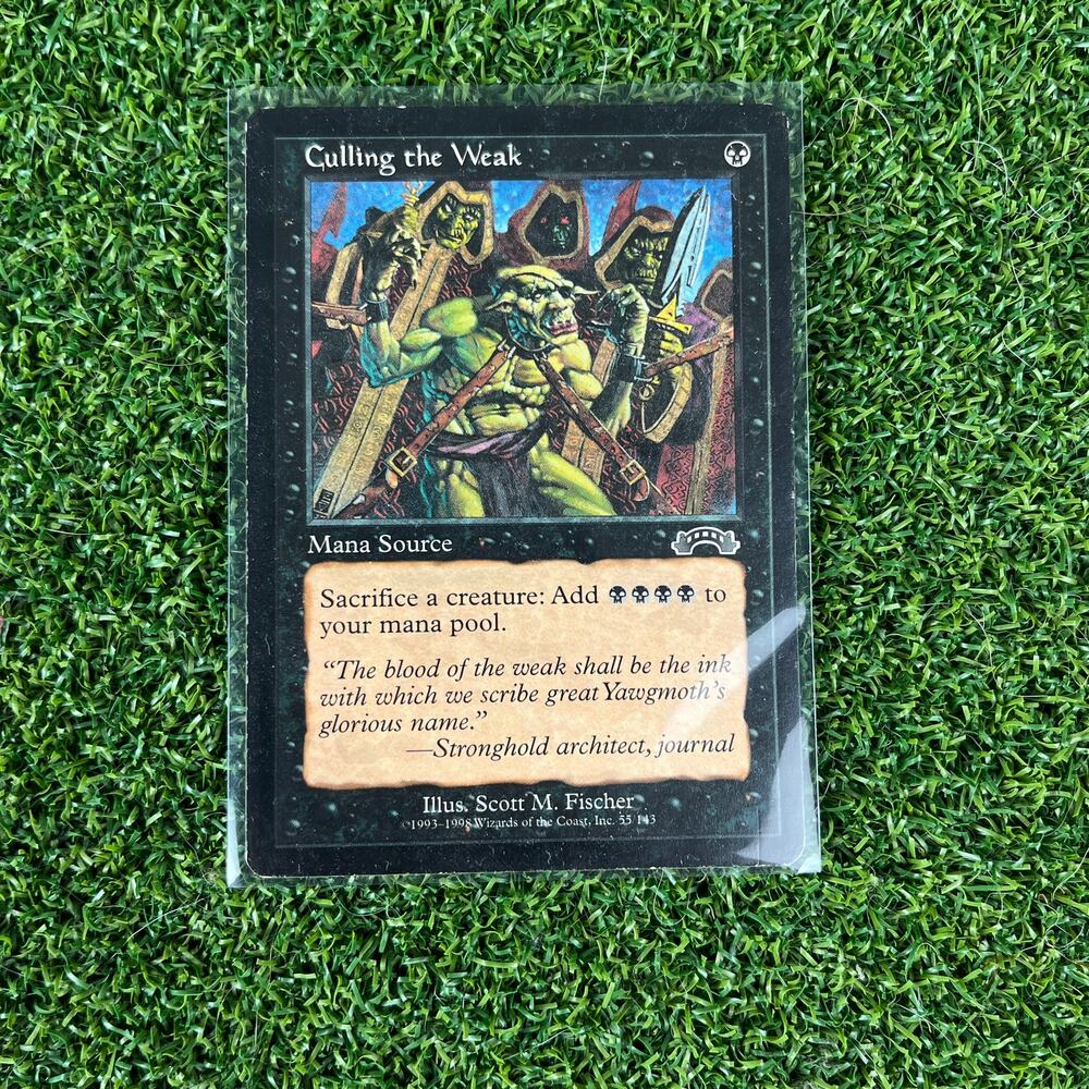 Culling the Weak #55/143 Exodus 1998 MTG Magic The Gathering Original LP/MP